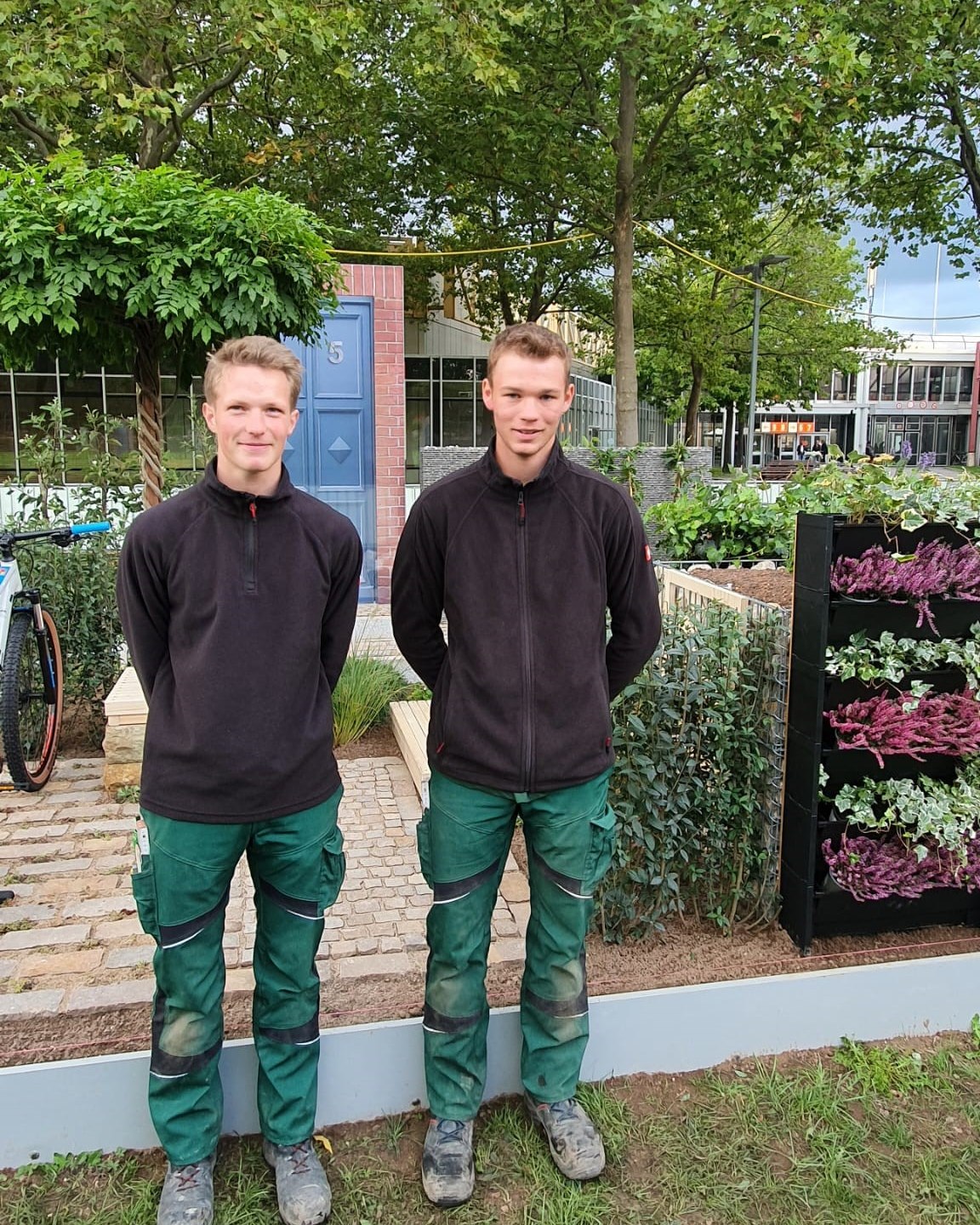 Lucas Rother beim bundesweiten Landschaftsgärtner Cup in Nürnberg